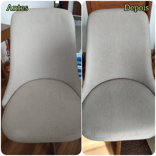 Antes e Depois de vários de nossos serviços de limpeza de estofados