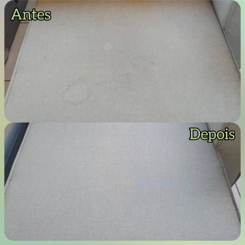 Antes e Depois de vários de nossos serviços de limpeza de estofados