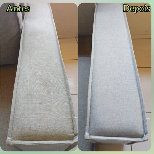 Antes e Depois de vários de nossos serviços de limpeza de estofados